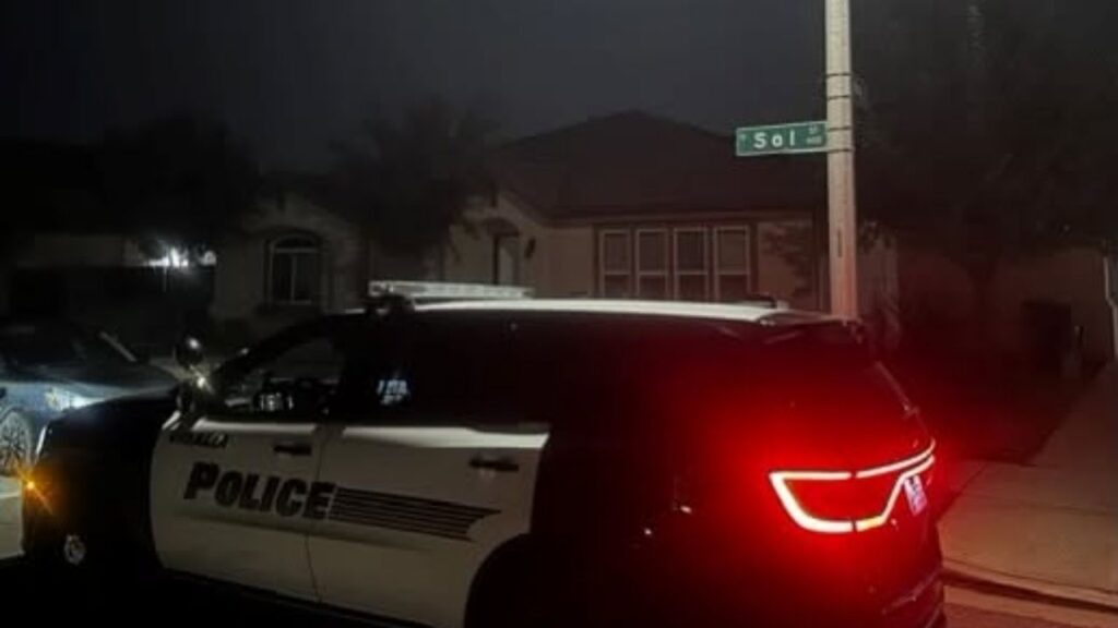 Visalia police say two neighbors subdued a man who allegedly entered multiple homes and tried to force his way into a bedroom where a mother and child were hiding. (Visalia PD)