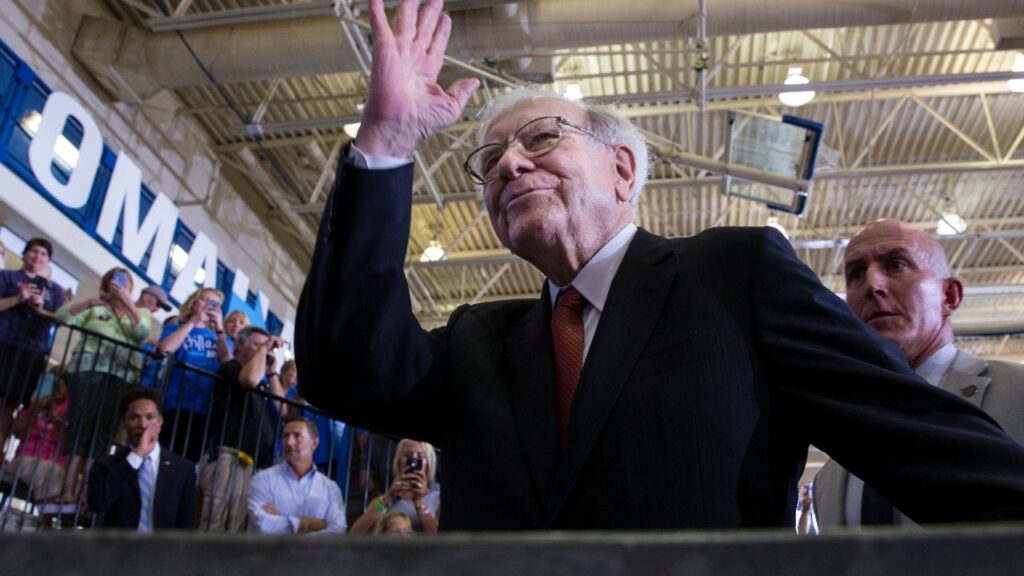 Warren Buffett, the head of Berkshire Hathaway, at a campaign event for Hillary Clinton in Omaha, Neb., Aug. 1, 2016. Buffett, who built one of the most successful investment firms in history, is stepping down as chairman of Berkshire Hathaway, the company said Sept. 18, 2026. (Ruth Fremson/The New York Times)