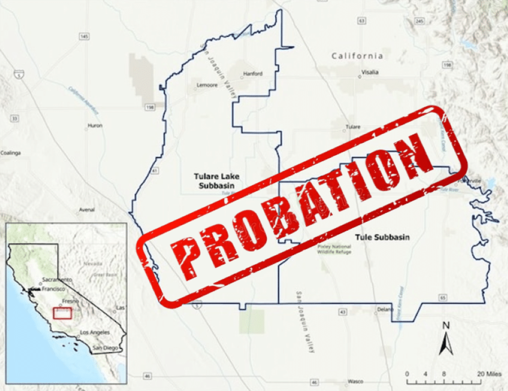 Image of a map with the word "PROBATION' superimposed in red