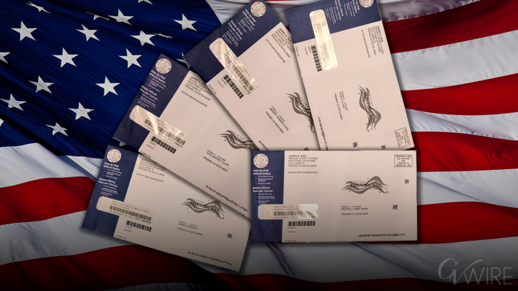 Image Fresno County election ballots sent to a home where the registered voters didn't live