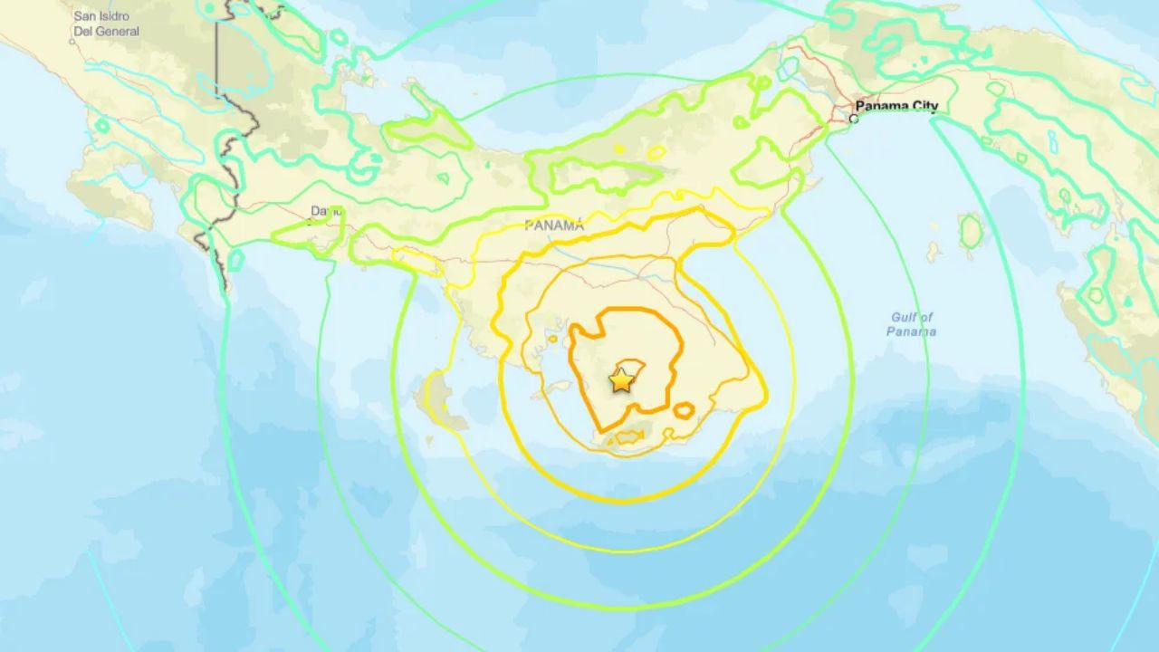 Magnitude 7.7 Earthquake Strikes Near Panama, USGS Reports