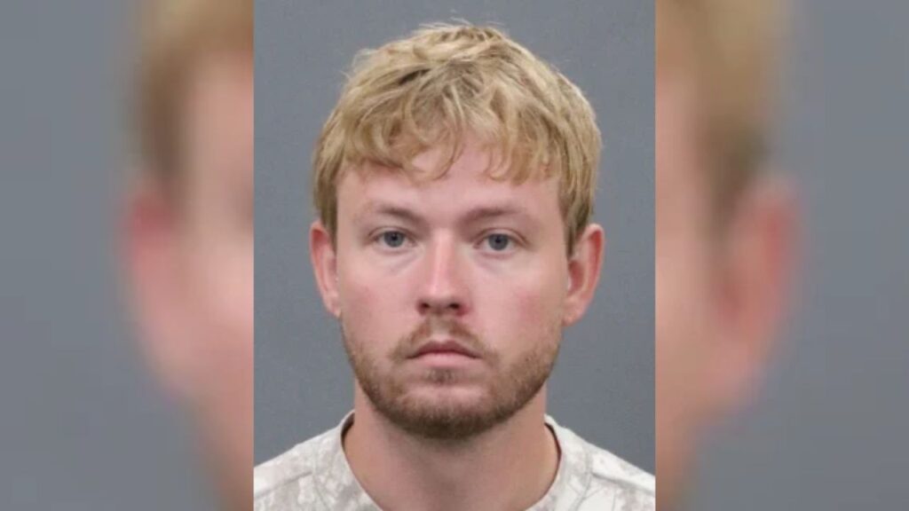 A part-time percussion coach, Jacob Meier, 25, of Clovis, at Buchanan High School was arrested Friday after police said inappropriate messages led to an investigation involving a former student. (Clovis PD)