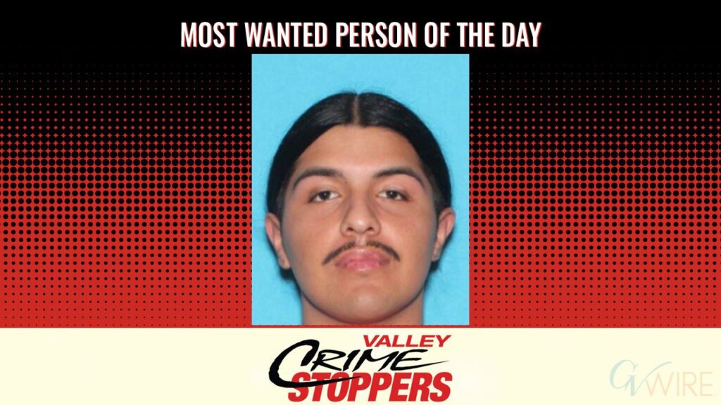 Alexander Ramirez is Valley Crime Stoppers' Most Wanted Person of the Day for October 16, 2026. (Valley Crimes Stoppers)