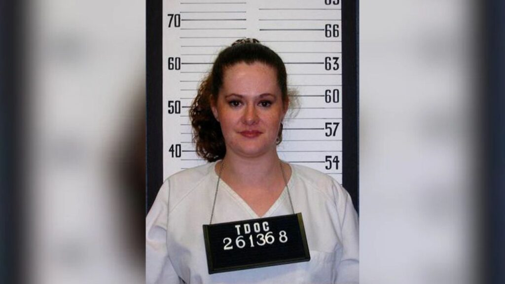 Christa Gail Pike, 36, the only woman on Tennessee's Death Row, is pictured in this 2004 Tennessee Department of Correction booking photograph obtained by Reuters March 22, 2012. (Reuters File)