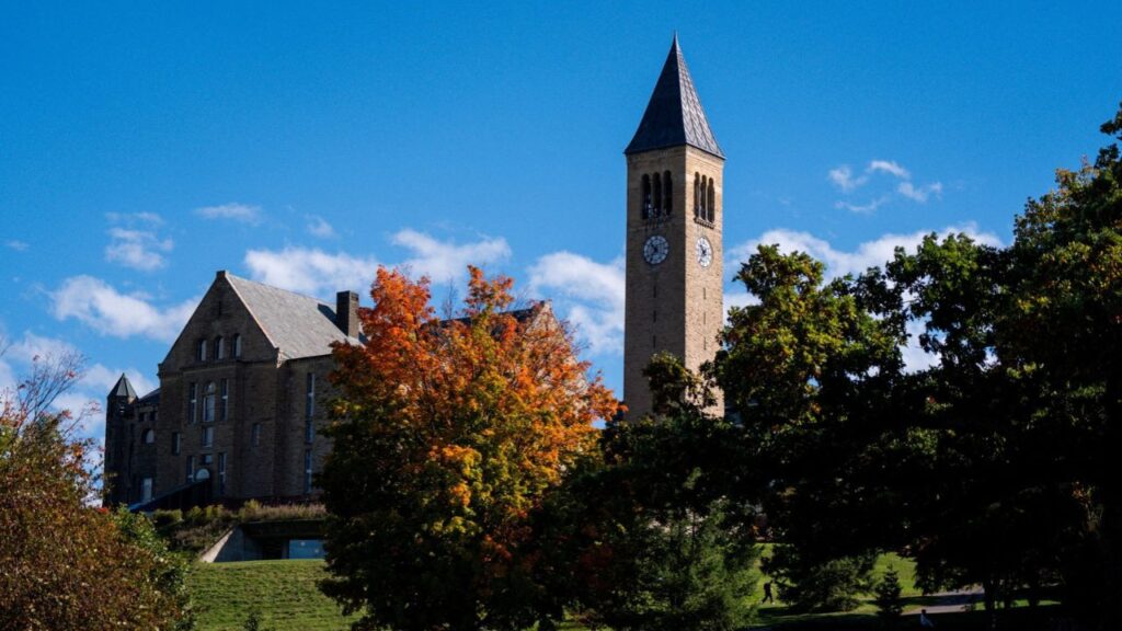 Cornell University during an investigation into alleged sexual assaults at Chi Phi fraternity, in Ithaca, New York, US, October 8, 2026. (Reuters File)