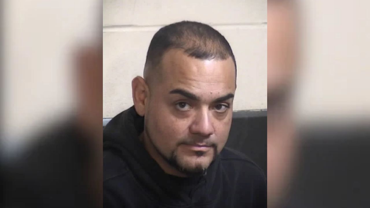 Danny Castillo, 41, turned himself in Wednesday after being featured in a Valley Crime Stoppers domestic violence campaign, but his jail booking remains pending following a medical screening. (Fresno County SO)