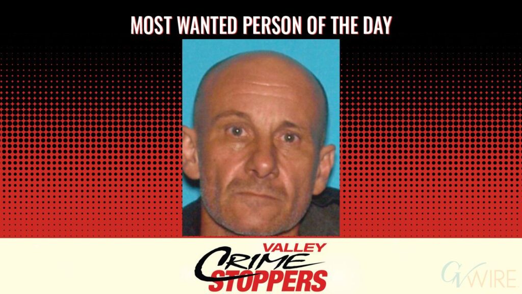 David Marion Rose is Valley Crime Stoppers' Most Wanted Person of the Day for October 26, 2026. (Valley Crimes Stoppers)
