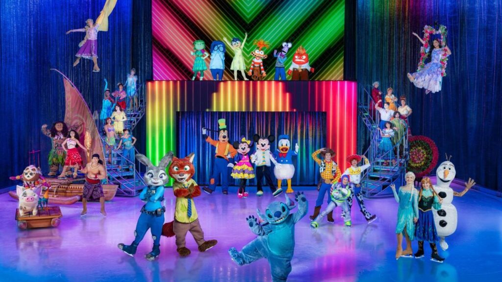 Disney On Ice will make its Save Mart Center debut Jan. 28-31, 2027, with seven performances featuring more than 50 Disney characters, aerial acrobatics, and interactive entertainment. (DisneyOnIce)