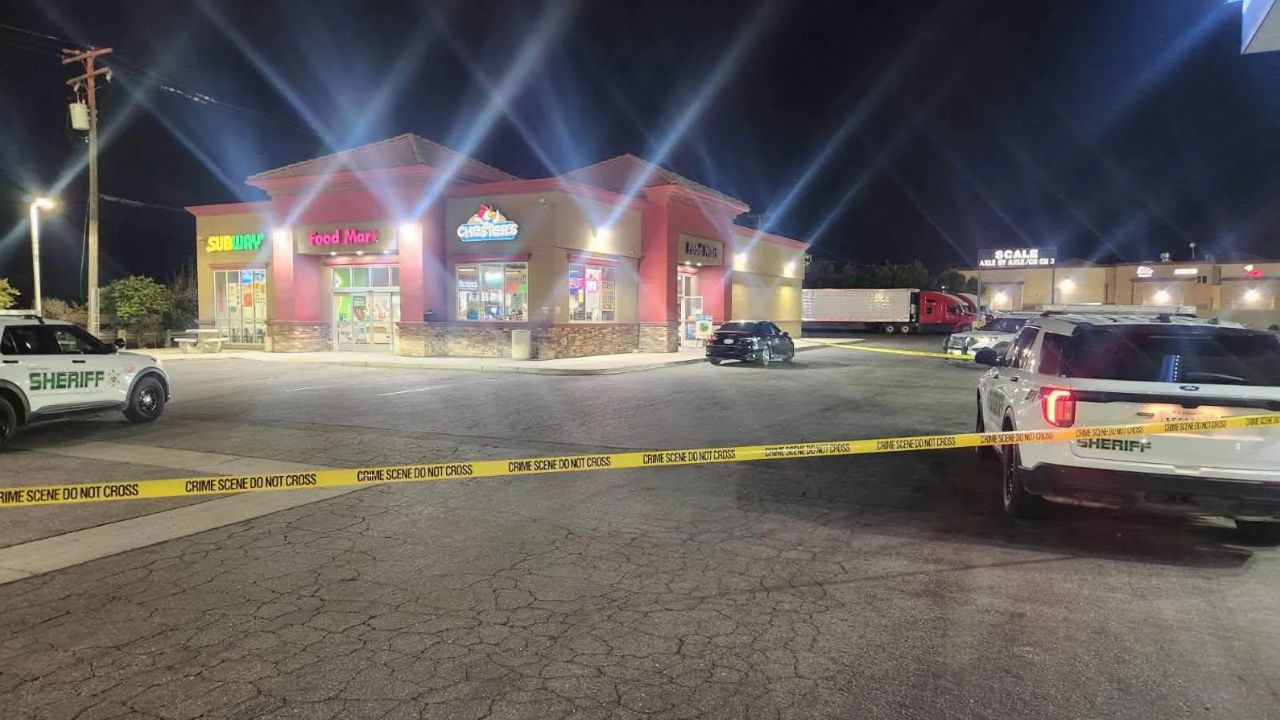 Four masked men, two armed with guns, robbed a Delano truck stop Monday night, stealing a cash register and other items, authorities said. (Tulare County SO)