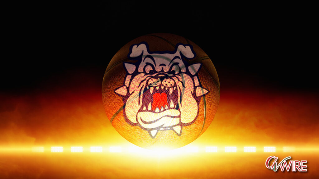Composite image symbolizing Fresno State basketball