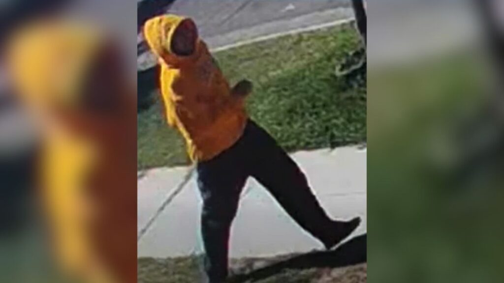 Fresno police are asking for the public's help identifying a suspect who allegedly put a victim in a chokehold before stealing the victim's hat earlier this month. (Fresno PD)