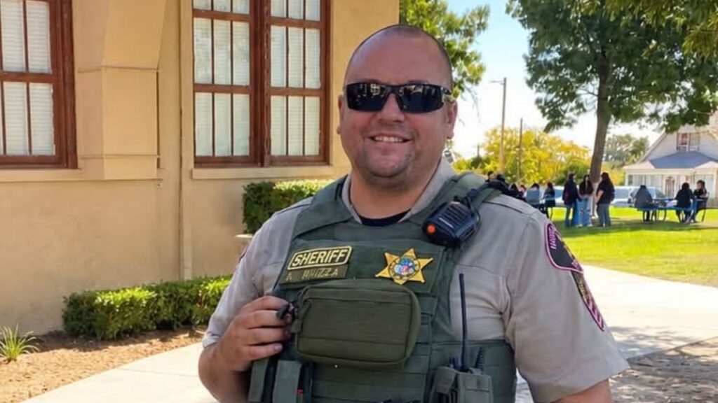 Kings County Sheriff’s Sgt. Andrew Mazza has returned to light duty following a lengthy hospitalization, prompting the creation of an emergency assistance fund for sheriff’s personnel. (Kern County SO)