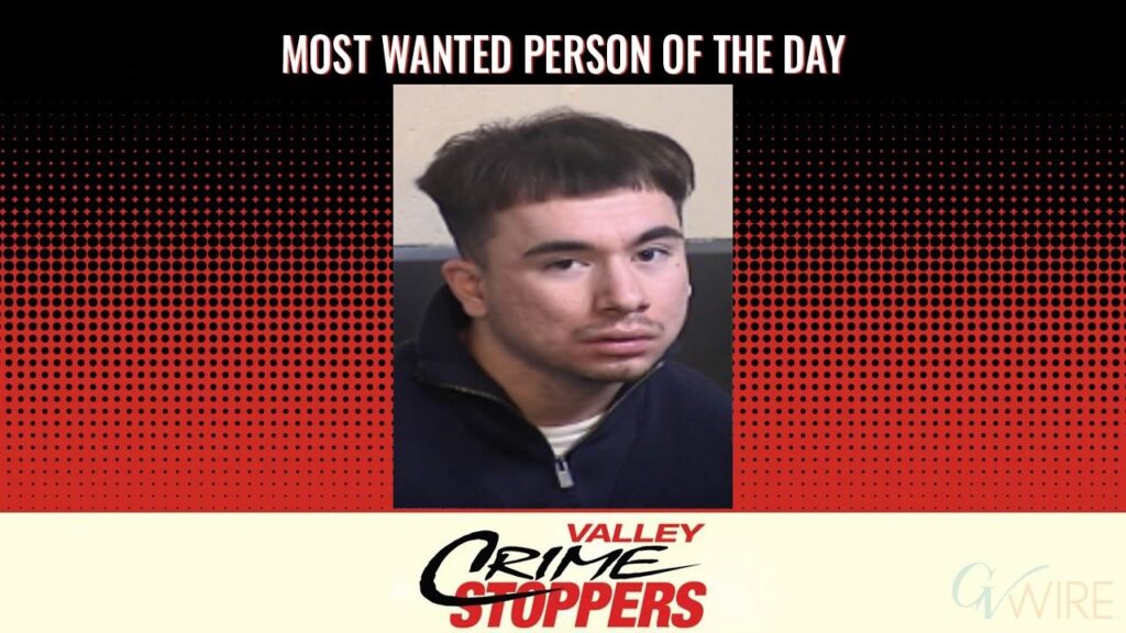 Marcos Martinez is Valley Crime Stoppers' Most Wanted Person of the Day for October 30, 2026. (Valley Crimes Stoppers)