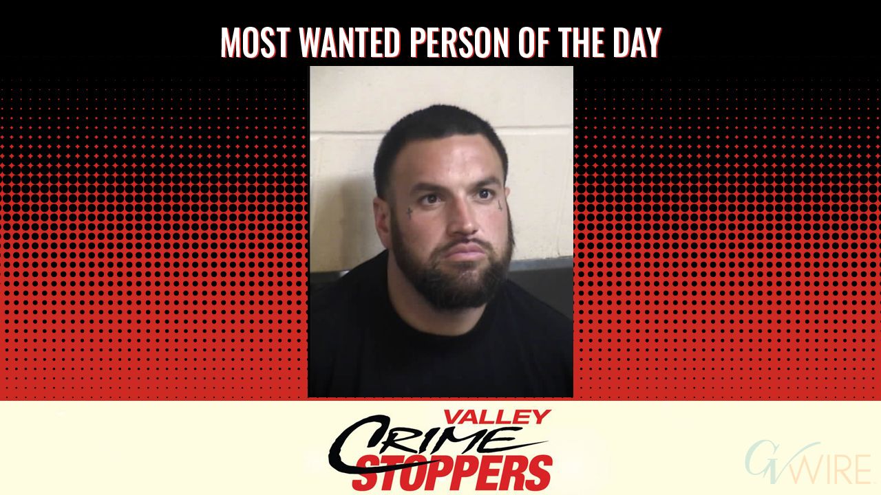 Michael Gonzales is Valley Crime Stoppers' Most Wanted Person of the Day for October 19, 2026. (Valley Crimes Stoppers)