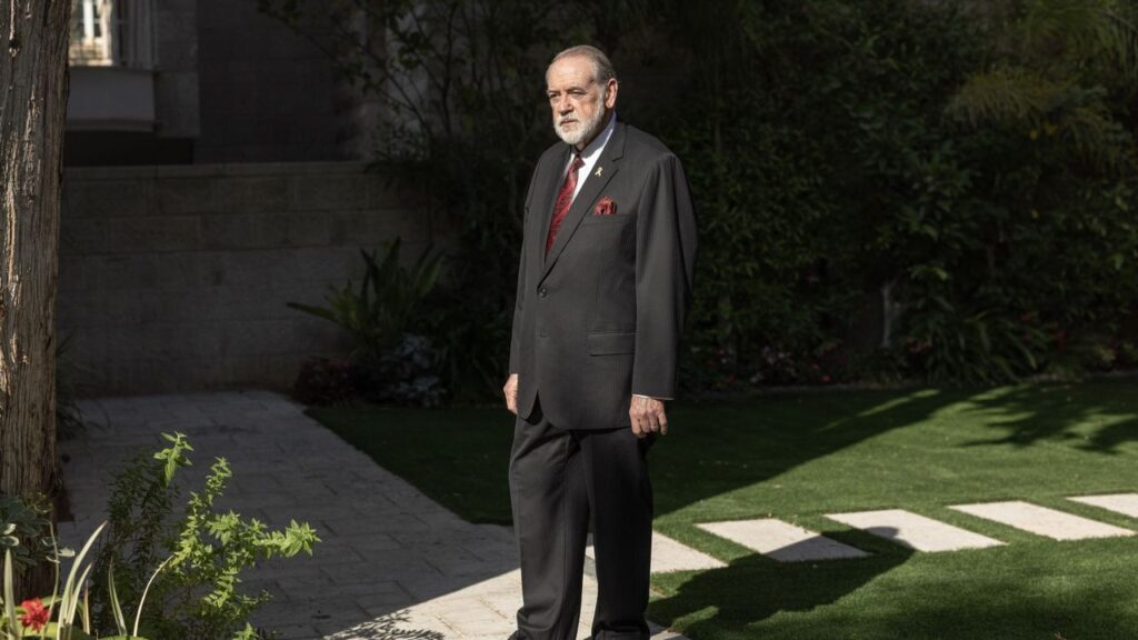 Mike Huckabee, the U.S. ambassador to Israel, at his official residence in Jerusalem, July 29, 2025. A top aide to Ambassador Mike Huckabee skewed information to portray the Netanyahu government in a favorable light, according to multiple officials and documents obtained by The Times. (Avishag Shaar-Yashuv/The New York Times)