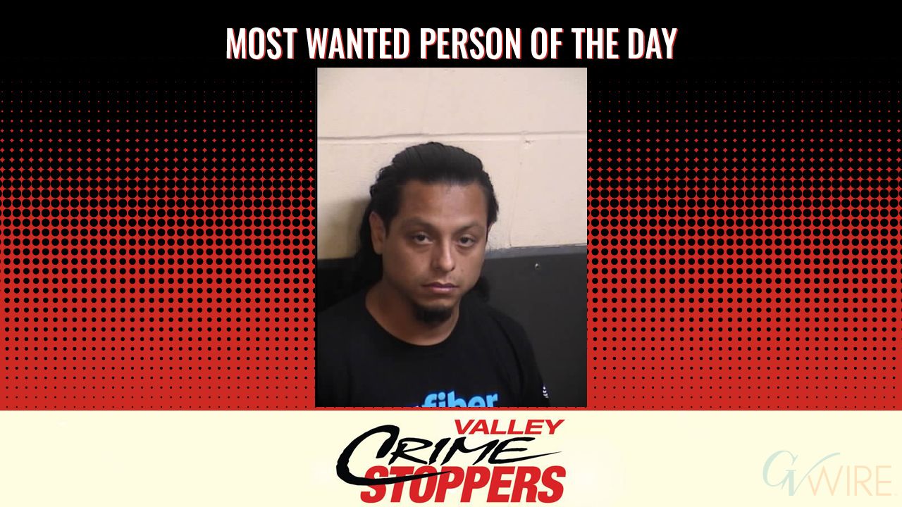 Nathaniel Rodriguez is Valley Crime Stoppers' Most Wanted Person of the Day for October 21, 2026. (Valley Crimes Stoppers)
