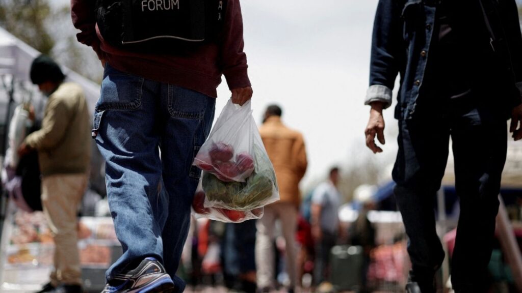 Residents buy food at a local market, in downtown San Francisco, California, U.S., July 13, 2022. (Reuters File)