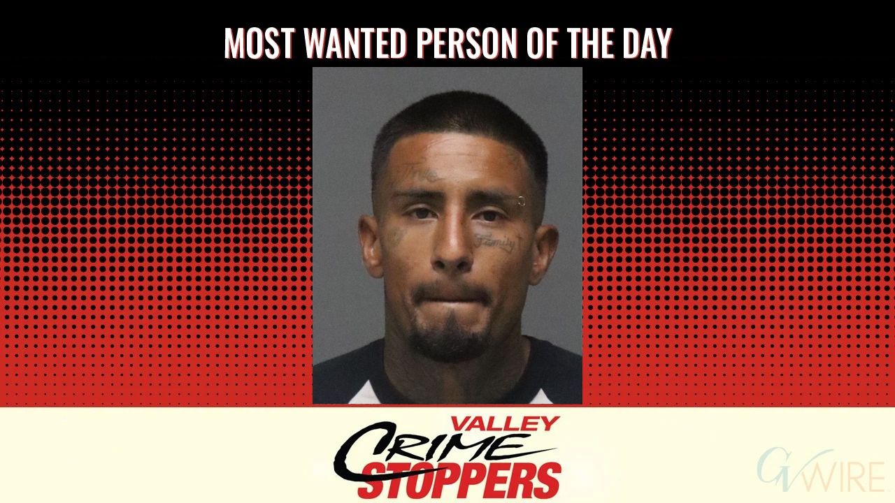 Robert Carlos Jimenez is Valley Crime Stoppers' Most Wanted Person of the Day for October 15, 2026. (Valley Crimes Stoppers)