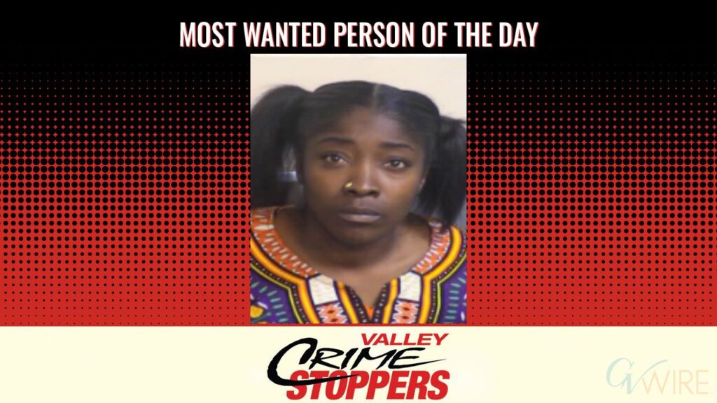 Sharvel Rice is Valley Crime Stoppers' Most Wanted Person of the Day for October 28, 2026. (Valley Crimes Stoppers)