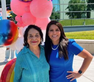 Image of Dolores Huerta and Esmeralda Soria