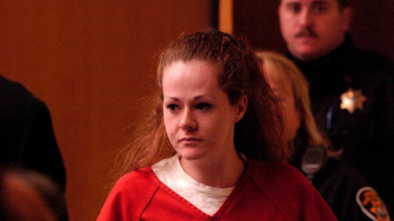 A picture taken on December 4, 2007 shows death row inmate Christa Pike entering a Knox County Criminal Court in Knoxville, Tennessee, US., obtained by Reuters on September 30, 2026. J. Miles Cary/ Knoxville News Sentinel/USA TODAY NETWORK via Reuters