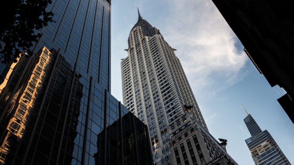 The Chrysler Building in midtown Manhattan on Nov. 1, 2024. Tishman Speyer, a large commercial landlord, is planning to spruce up the office spaces and add amenities after the building lost its luster in recent years. (Graham Dickie/The New York Times)
