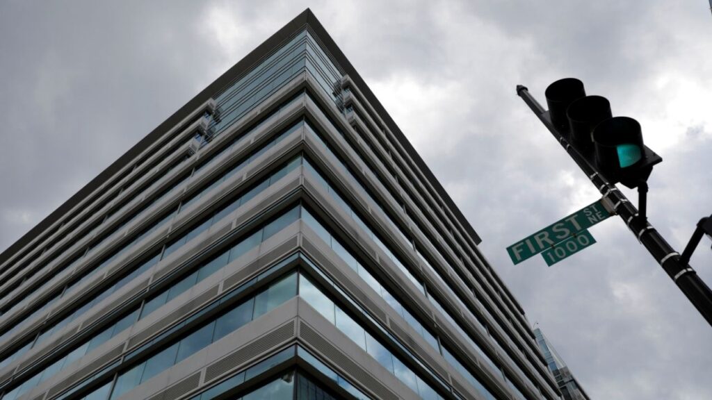 The offices of the Federal Election Commission are seen in Washington, D.C., U.S., May 11, 2021. REUTERS/Andrew Kelly