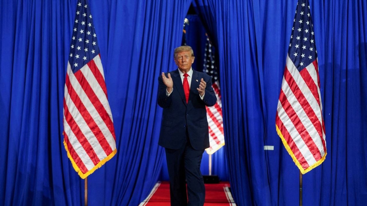 US President Donald Trump attends a campaign rally in Syracuse, New York, US, October 9, 2026. Reuters/Nathan Howard