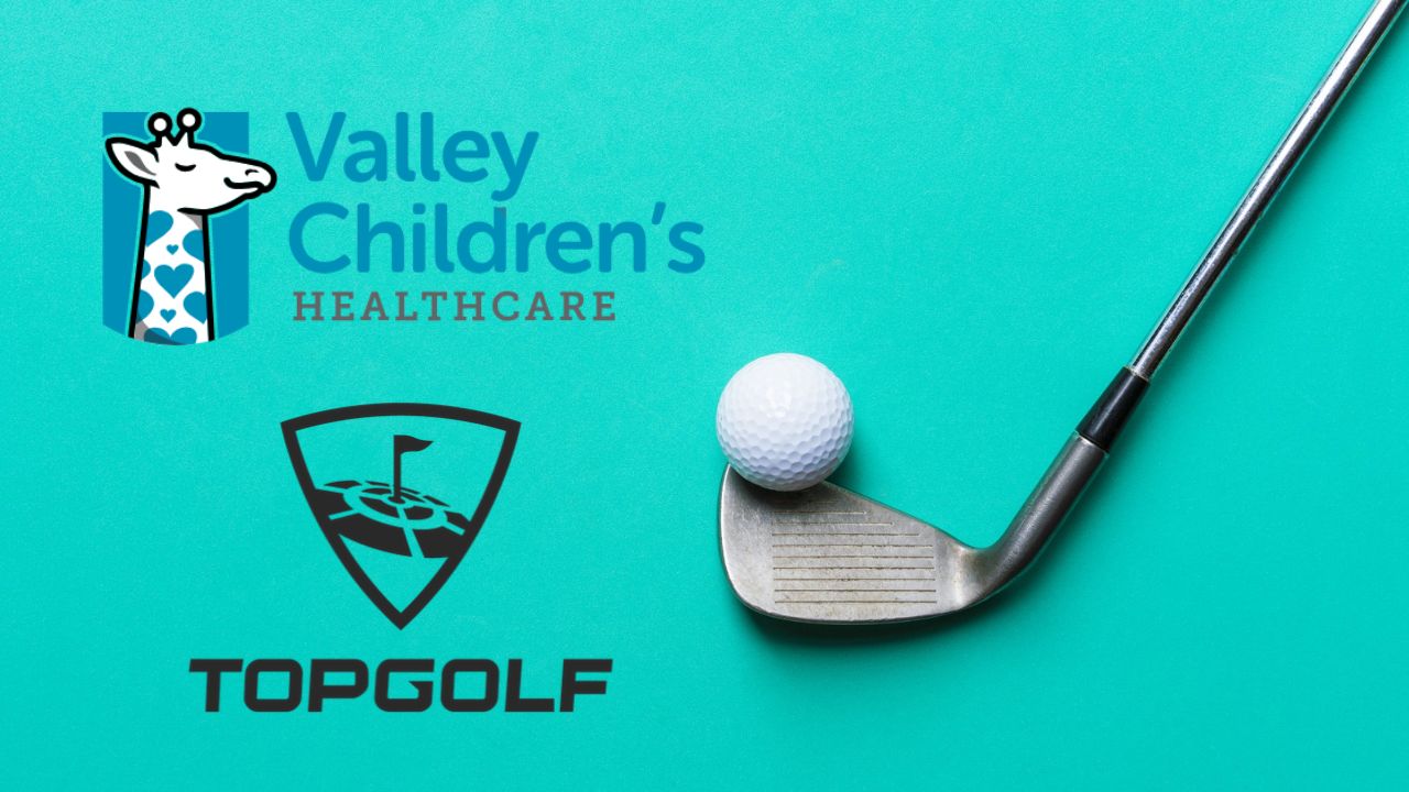 Valley Children’s Healthcare and Topgolf broke ground Tuesday on a 72-bay entertainment venue expected to open in summer 2027. (GV Wire Composite)