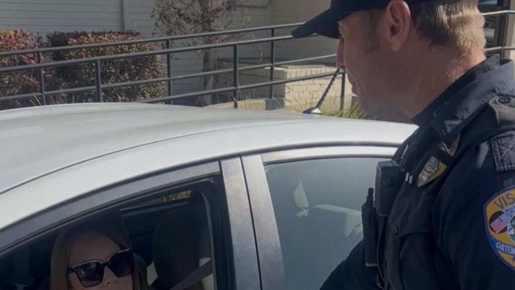 Visalia police cited 39 drivers for violating California’s hands-free cell phone law during a distracted driving enforcement operation Thursday, Oct. 15, 2026. (Visalia PD)